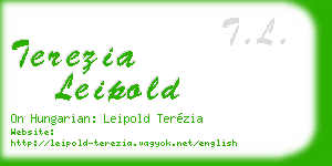 terezia leipold business card
